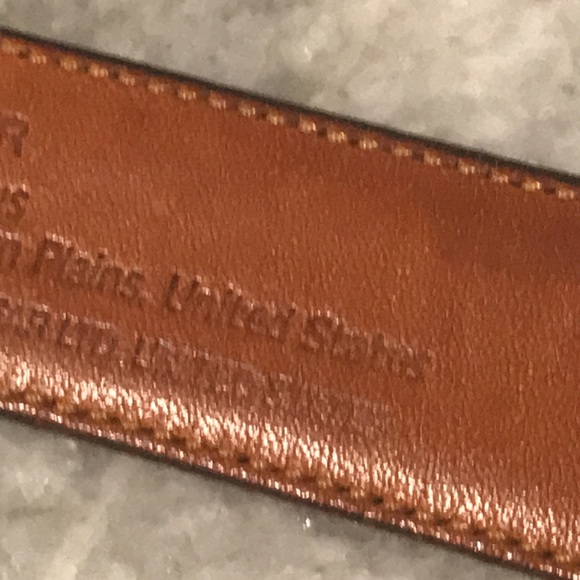 Trafalgar Leather Brown Belt Mens Size 38 Made in USA Classic - Picture 7 of 7
